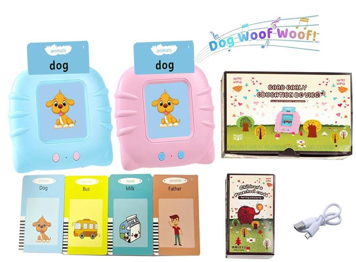 Preschool Learning Toys Early Educational Intelligent Electric Kids Language Card Reader!