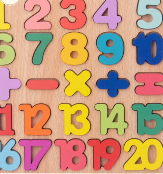 Pack of 4 Wooden ABC,123,puzzles,Learning Board