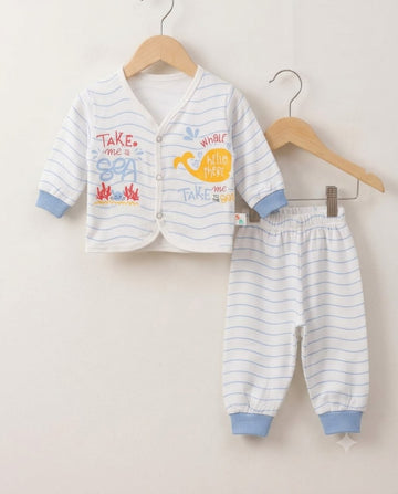 Blue Ocean "Whale Hello There" 3-Piece Baby Lounge Set