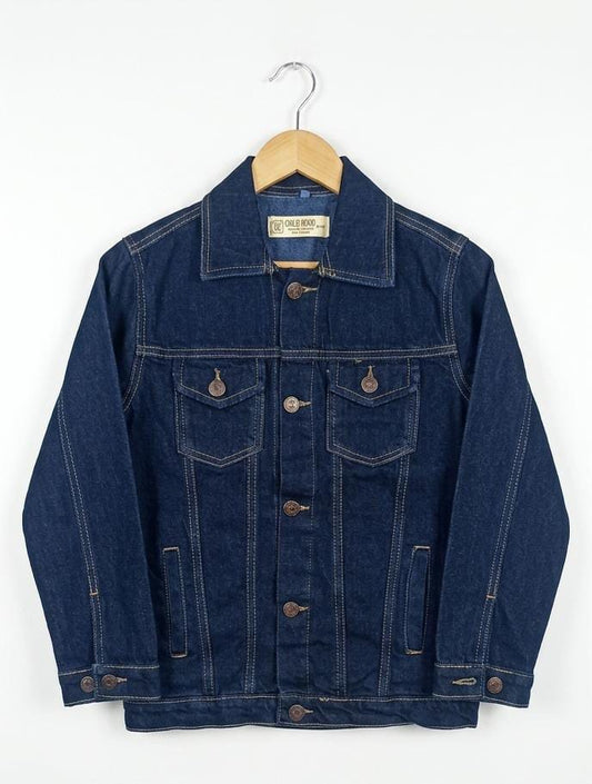 Kids Premium Dark Blue Denim Jacket