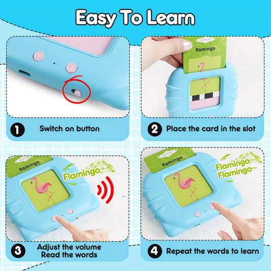 Preschool Learning Toys Early Educational Intelligent Electric Kids Language Card Reader!